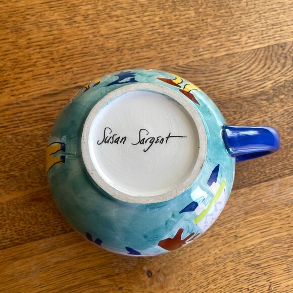 Sheep Cow and Farmers Themed Susan Sargent Coffee Cup Mug - Picture 7 of 7